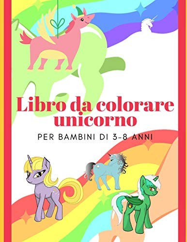 Libro da colorare - , unicorno