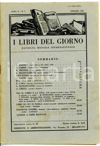 1927 libri del giorno - libri, piero
