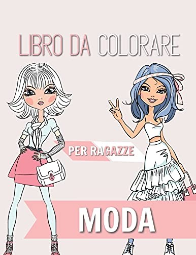 Moda libro colorare per - moda,